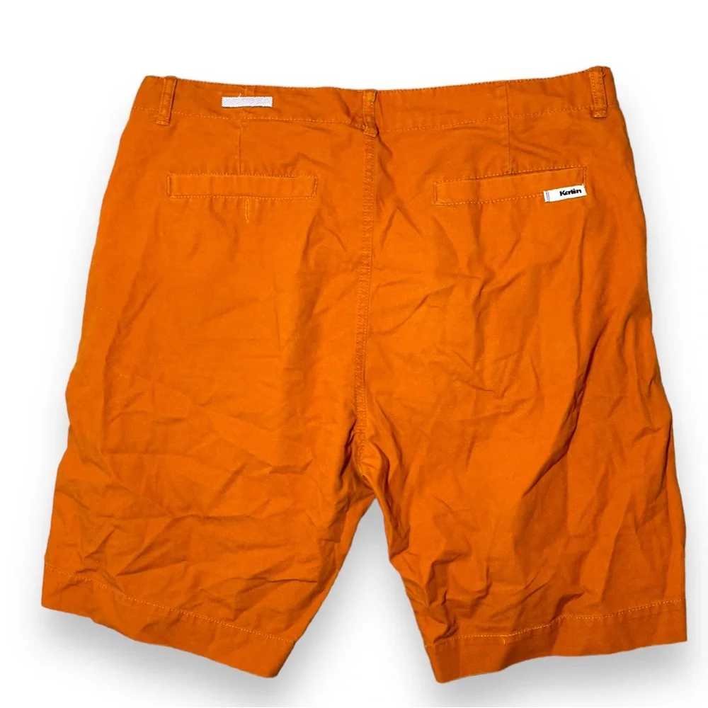Katin Two-Tone Light Blue and Rust Orange Swim Board Shorts